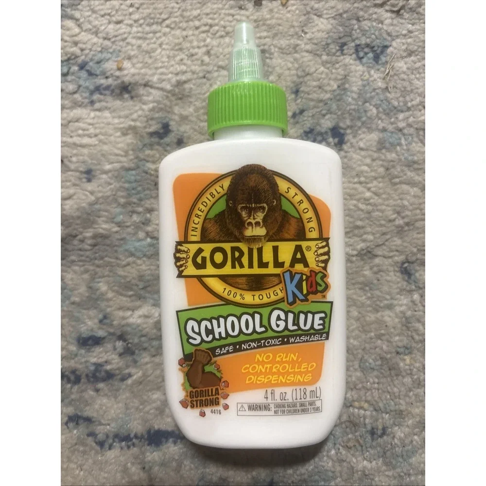 GORILLA Glue All Purpose Household Crafts Classroom Projects 4oz No Run